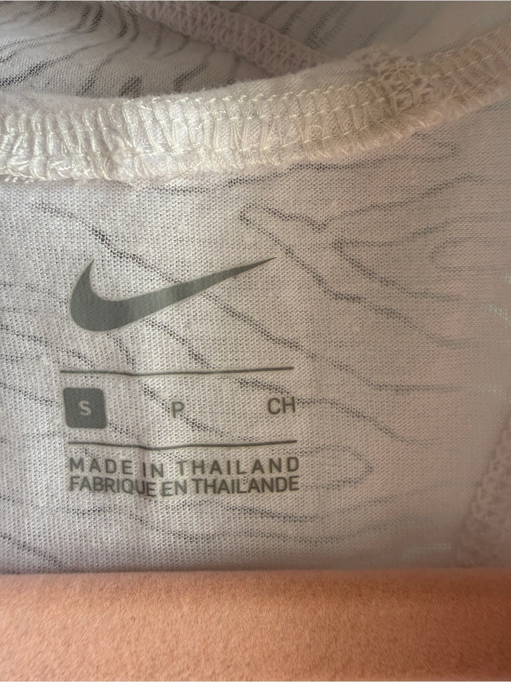 Nike White Hooded Swim Cover-Up Dress Textured Print Women’s Small Like New - Picture 2 of 11